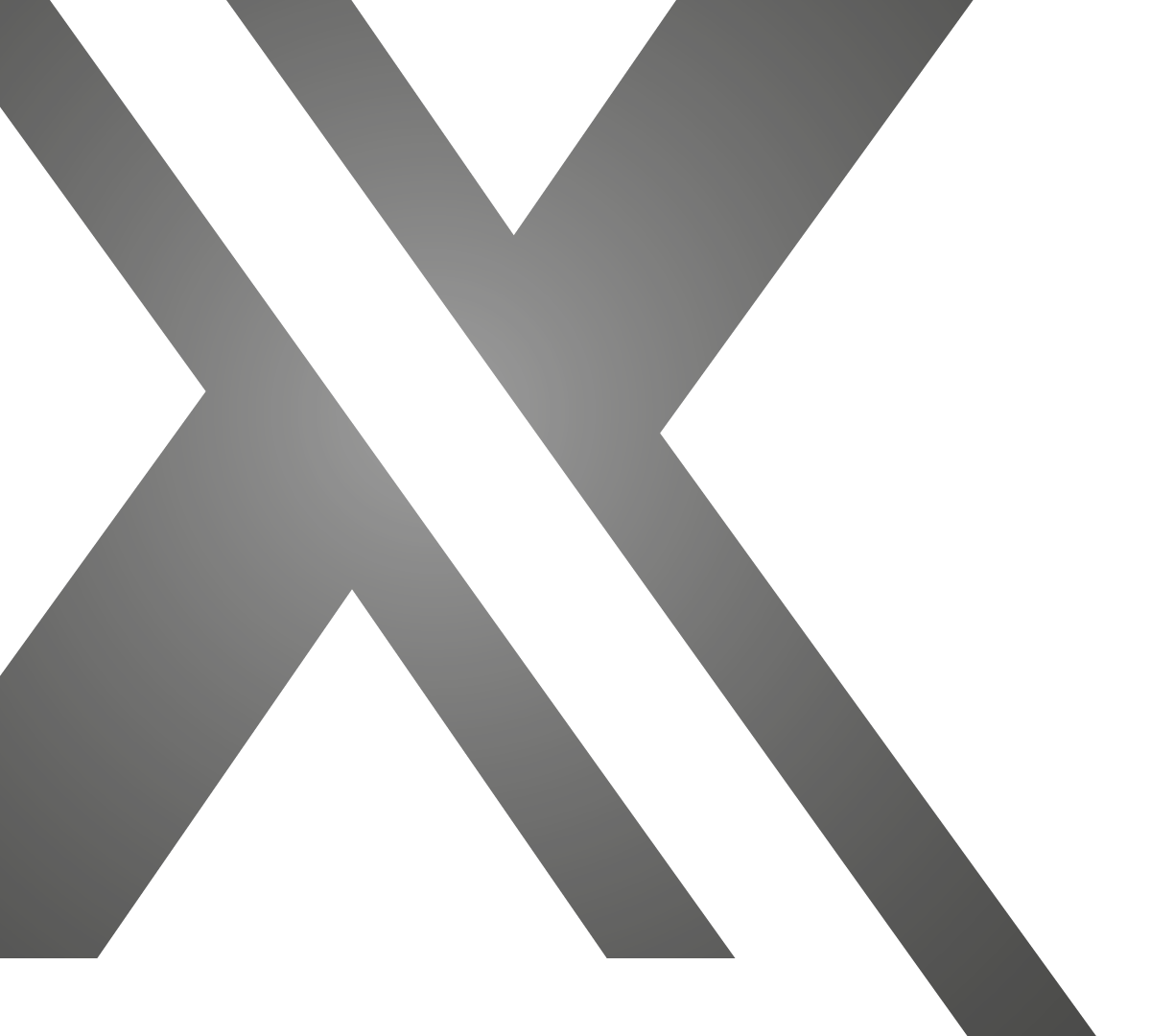 Silver X Logo
